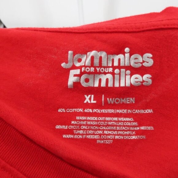 Jammies for Your Families Tis the Season to be Jolly Long Sleeve T-Shirt XL - Picture 2 of 5